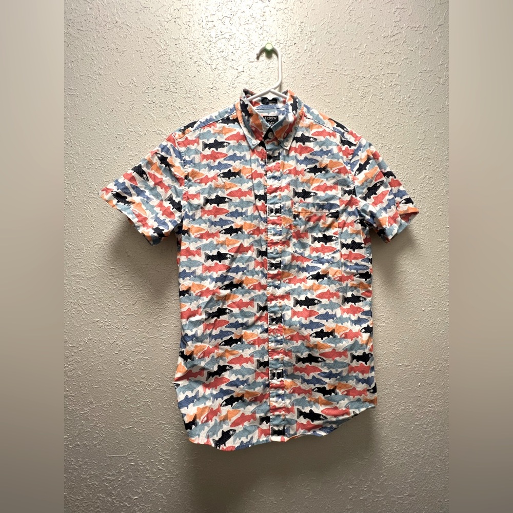 J-crew slim short sleeve button down